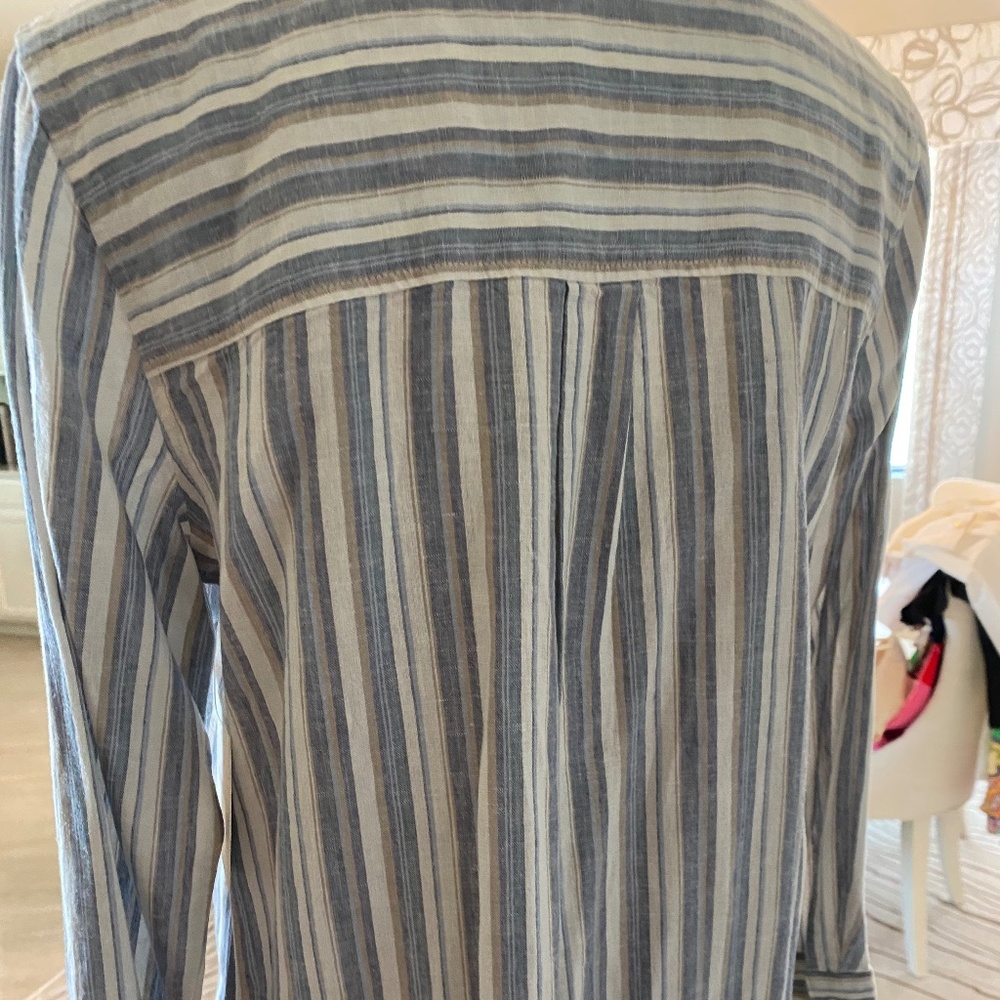 NWT Ellen Tracy Linen Shirt - Picture 3 of 3